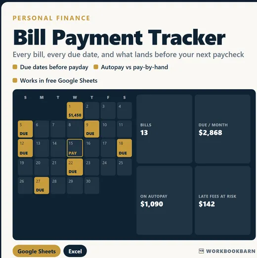Bill Payment Tracker cover