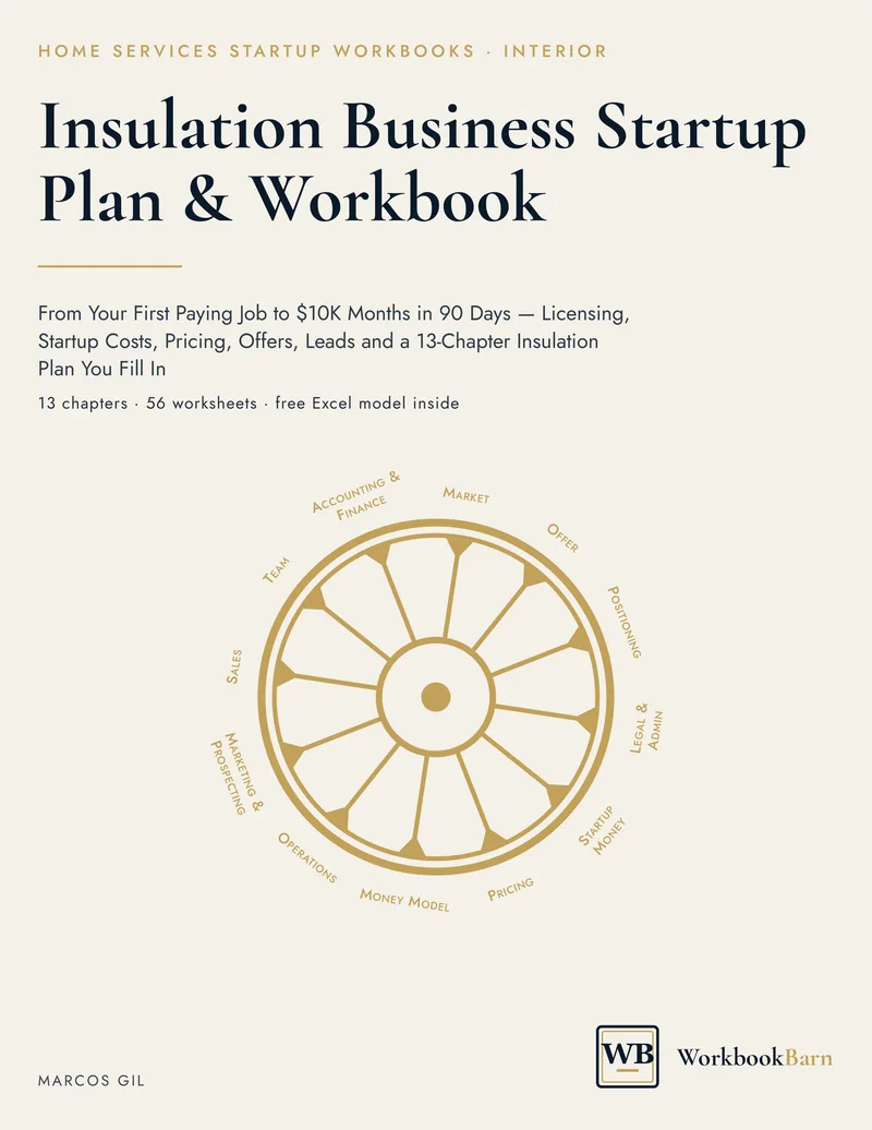 Insulation Business Startup Plan & Workbook cover